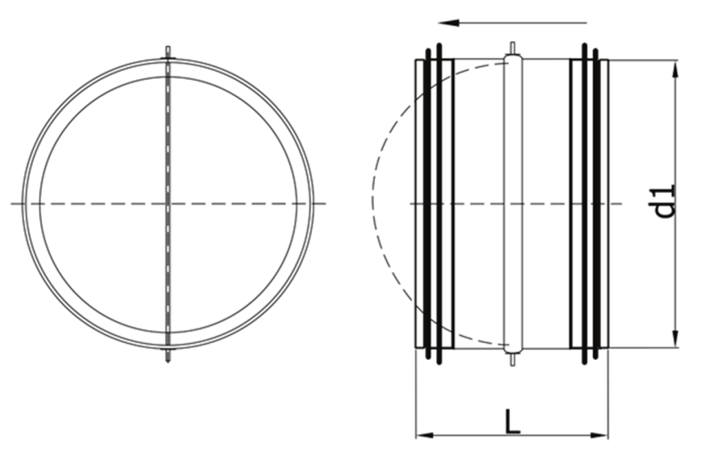 drawing-EADB20-NonInsulated20Non-return20Damper