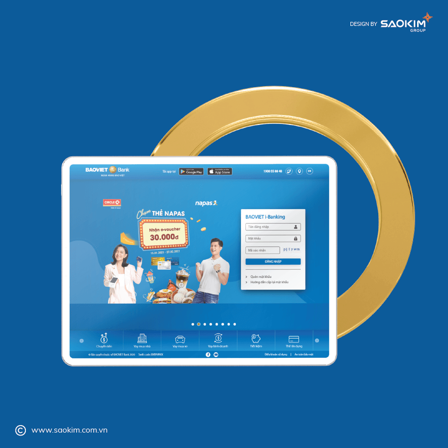 Thiết kế Website Bảo Việt Bank