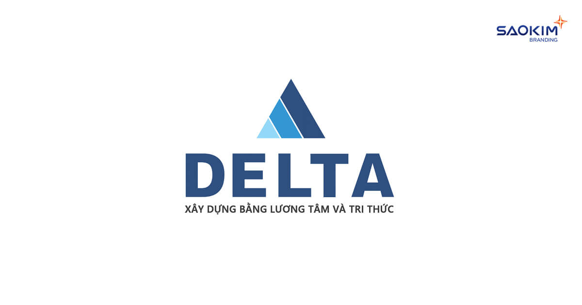 Logo Delta - Thiết kế bởi Sao Kim