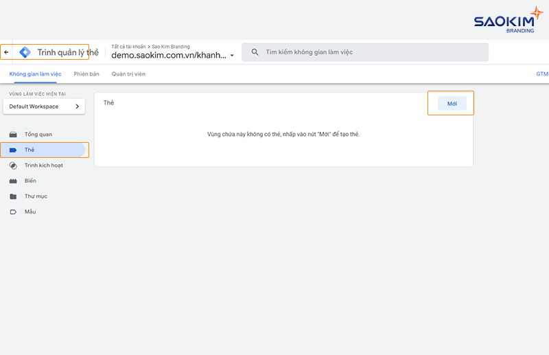 Cài đặt chuyển đổi điền Form bằng Google Tag Manager - Tạo thẻ mới