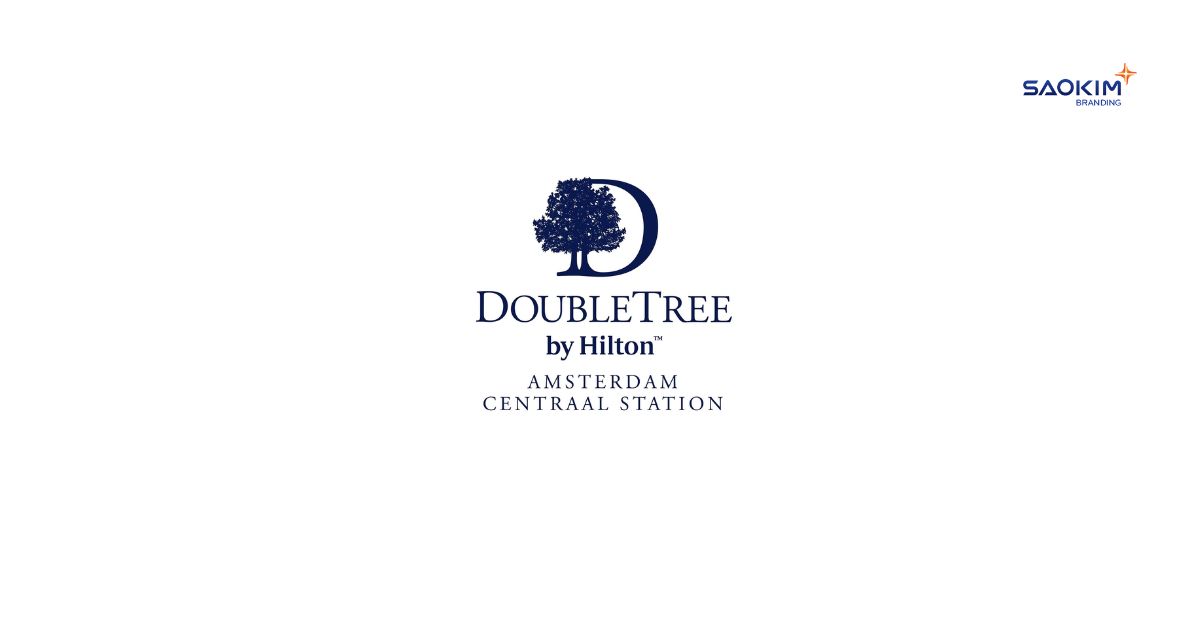 Mẫu logo khách sạn 4 sao DoubleTree by Hilton Amsterdam 